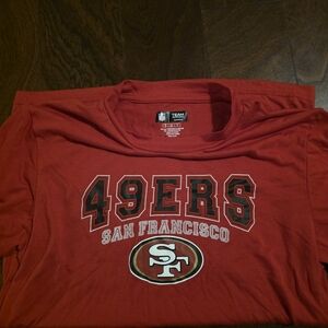 Team Apparel Red 49ers Tee